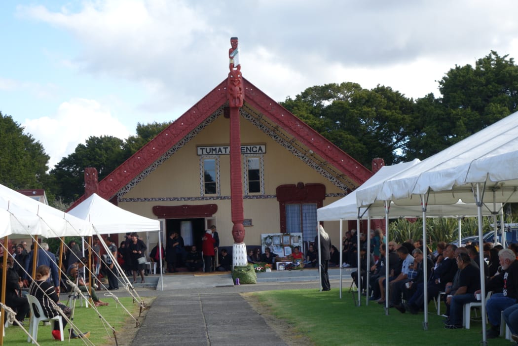 Northland's Otiria Marae - pictured during the tangi for Erima Henare on 9 May 2015.