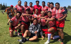 The Tonga sevens team, November 2019.