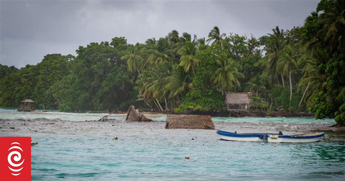 'Hit by tidal wave' - remote Federated States of Micronesia atoll calls for seawall