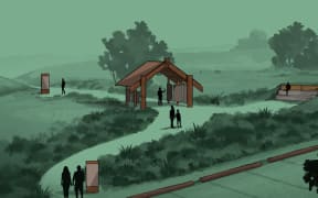 A rendering of the new development.