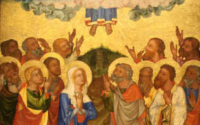 Ascension of Christ, from the Vyšší Brod altarpiece