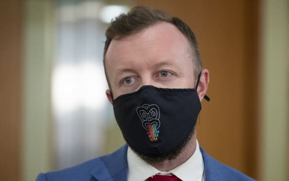 Labour chief whip Kieran McAnulty at Parliament, Wellington, 16 November, 2021.