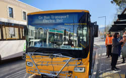 Electric bus trial in Dunedin.