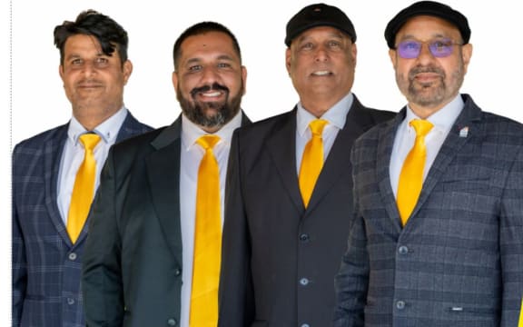 (From left) Sandeep Saini, Kunal Bhalla, Paramjeet Singh and Kushma Nair.