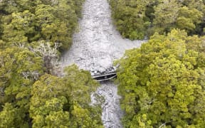 Muddy Creek bridge, SH6, near Makaroa before the snowfall.