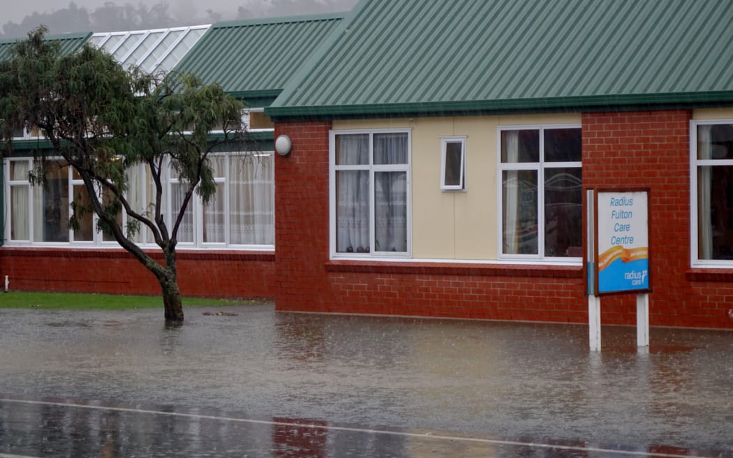 Flooded Dunedin resthome.