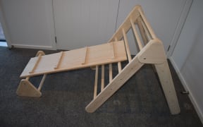 Wooden Wonders pikler triangle