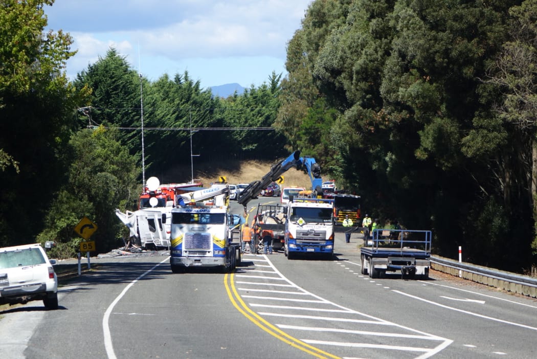 At least five people have been injured in a crash between Richmond and Mapua on the Coastal Highway in Tasman District