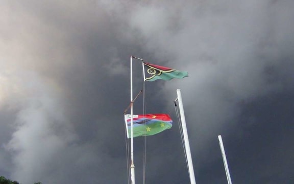 Having settled in October, allowing the residents of Ambae to return, Manaro Voui stirred to life again in March. This picture, taken on 29 March, shows the smoke billowing across the island.