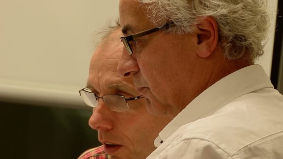 Nicky Hager and Gyles Beckford.