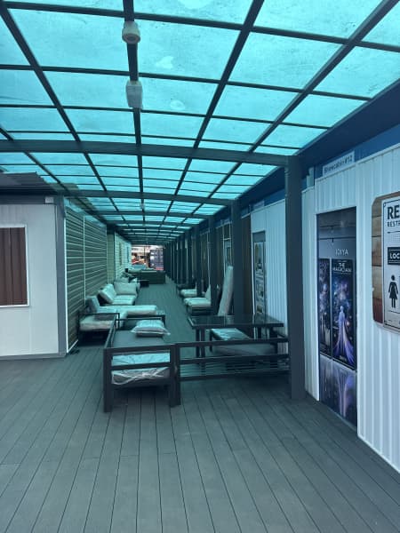 IKEA lounge furniture at Idiya's warehouse in Pōkeno.