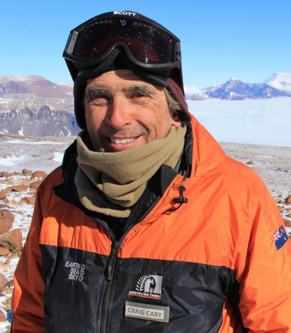 Craig Cary in Antarctica