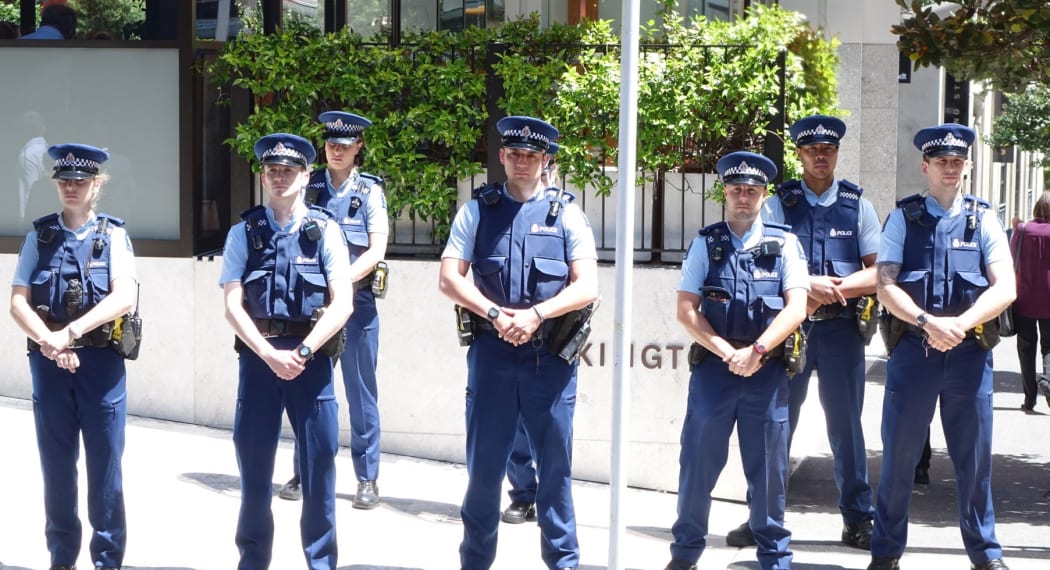 Auckland Action Against Poverty protesting against recruitment agency Manpower Services.