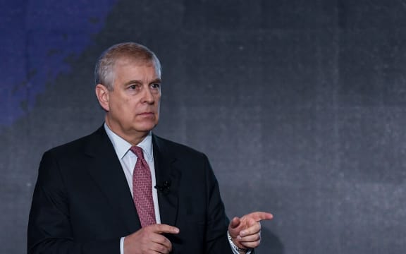 British Prince Andrew, the Duke of York in Shenzhen, south China's Guangdong Province