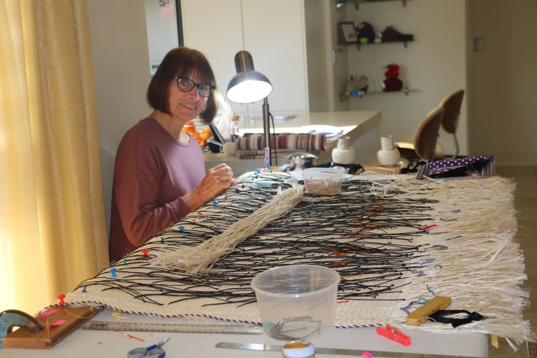 Pat Old is a semi retired Fibre Artist and graduated this year with a Degree in Māori Arts.
