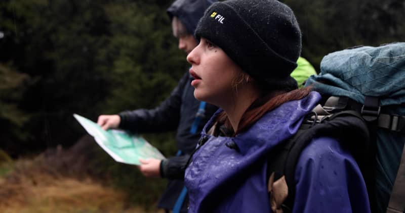 Navigation training at Boyle River Outdoor Education Centre.