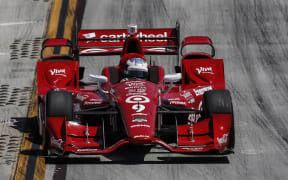 Scott Dixon in his Target Chip Ganassi Racing Chevrolet