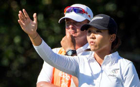 Lydia Ko and former caddie Jason Hamilton.