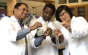 Azam Ali, Stephen Gitonga Giteru and Indrawati Oey are developing a new edible flexible food wrap.