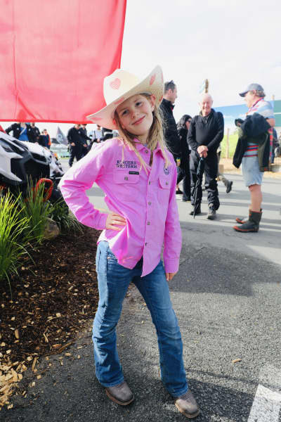 Eight-year-old Zoe at Fieldays on 11 June, 2025.