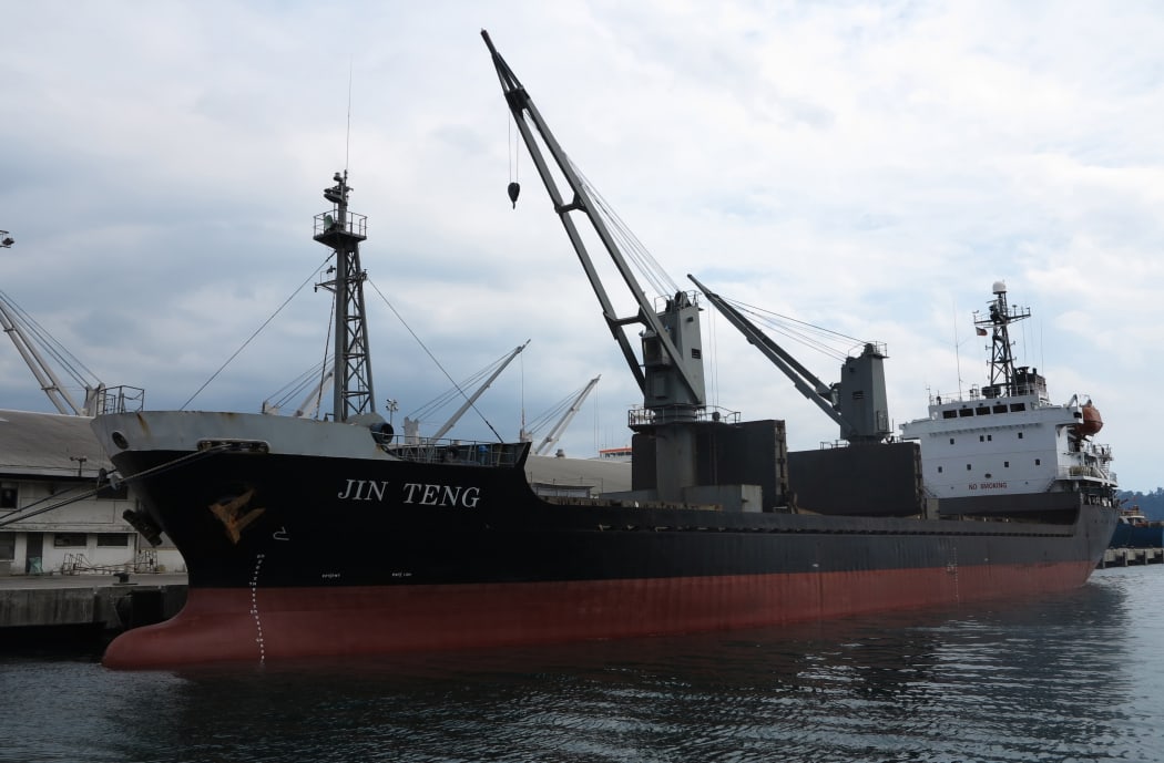 The Jin Teng is one of 31 ships on a sanctions list.
