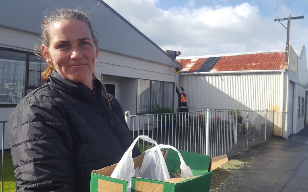 Rahotū resident Jasmine Care's home was 'almost completely blown over' by the tornado.