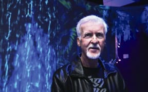 The Exhibition at the Cinematheque Francaise, Paris XII, "The Art of James Cameron" on his artistic work since his beginnings as a designer and a painter which has nourished his entire cinematographic work.
Here on the set of his film "Avatar".