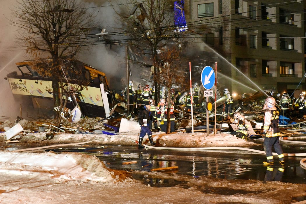 Dozens of people have been injured in the explosion in Sapporo.