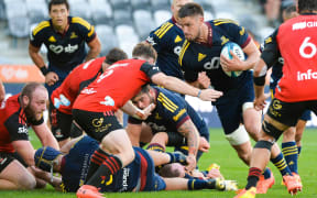 Highlanders Manaaki Selby-Rickit.
Crusaders v Highlanders at Forsyth Barr Stadium, Dunedin, New Zealand, on Friday February 25th 2022.
Copyright photo: Blake Armstrong / www.photosport.nz