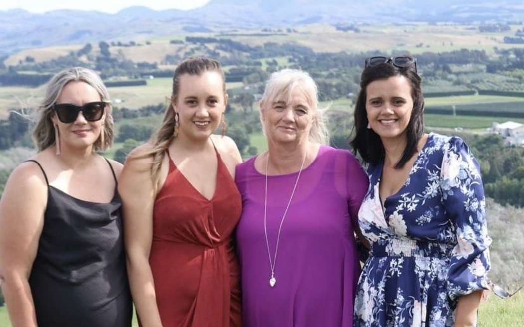 Sisters Cushla, Sam, mum Marie and Sonya.