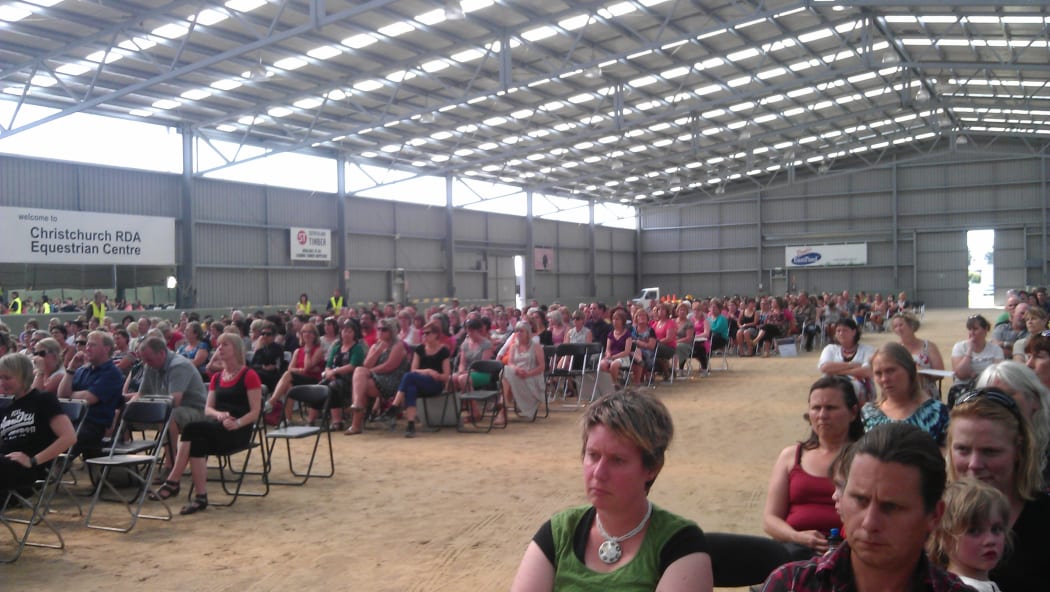 Hundreds of teachers and school representatives attended the meeting.