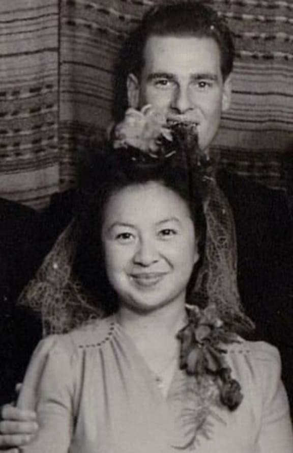 Danny Karatea-Goddard's parents, Nancy Wailan Kwok Goddard and George Goddard.