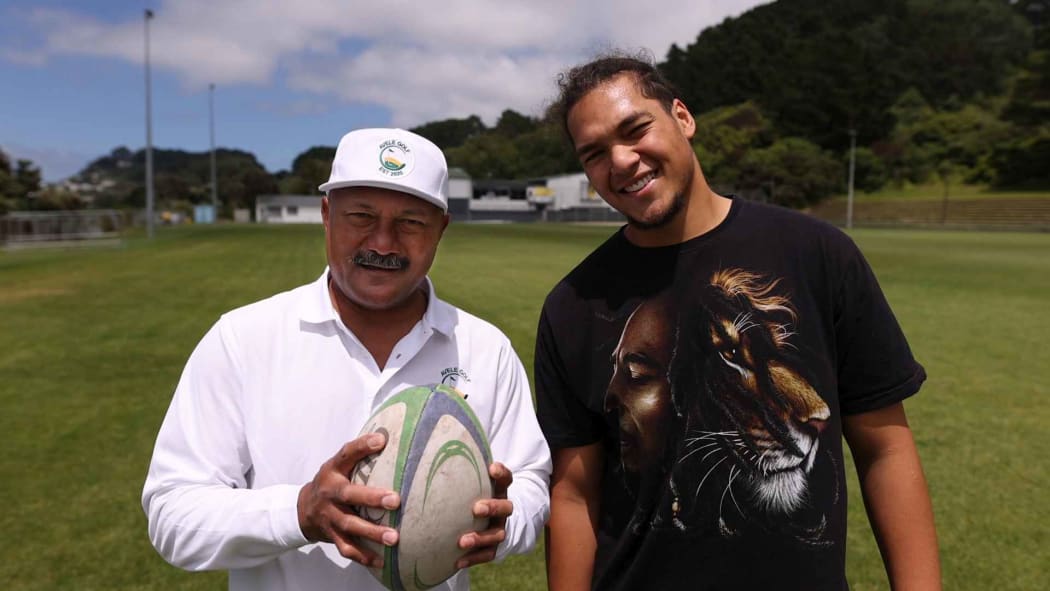 Father and son Ken and Naitoa Ah Kuoi.