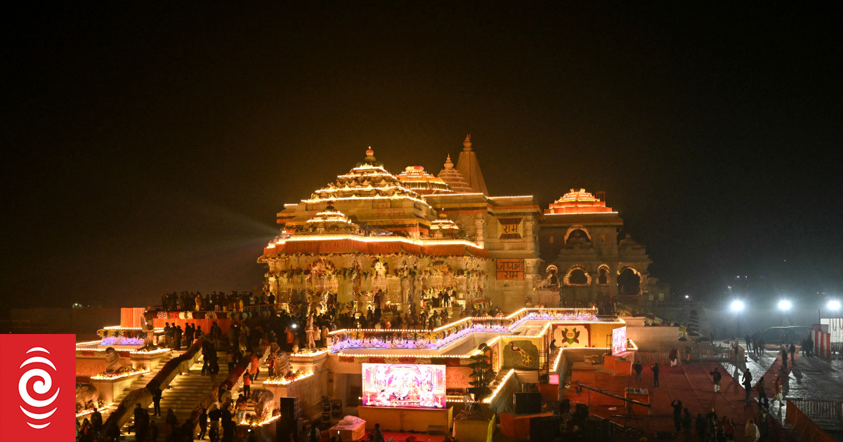 Indian New Zealanders celebrate consecration of Hindu temple in Ayodhya - Vimarsana News