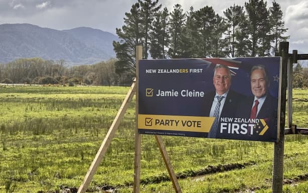 Former Buller Mayor Jamie Cleine is running for NZ First in West Coast Tasman.