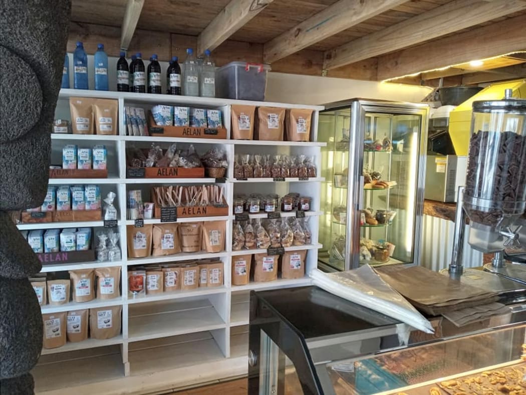 The Aelan chocolate factory shop, Vanuatu.