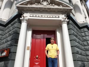 Logan Brown, owner Steve Logan.