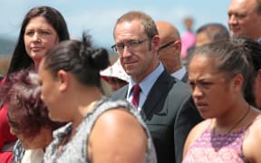 Labour little Andrew Little at Waitangi.