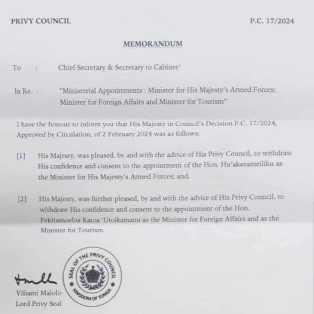 Copy of the memorandum dated 2 February.