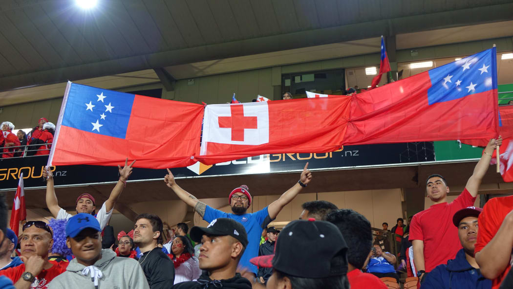 Tonga and Samoa rugby league fans.