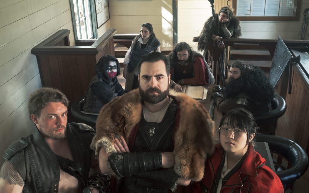 Kemys Tubbs, Maxwell Nicholson and Juniper Zhou (front)
(L-R) Hamish Hippolite, Isabella Trp, Brad Thompson,Shae Cook, Alexander Marquart
