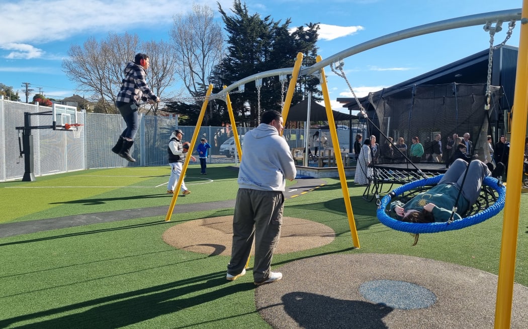 Principal Matthew Tofia says they made the pitch to open up the playground to other families with children who have intellectual disabilities to grant providers.