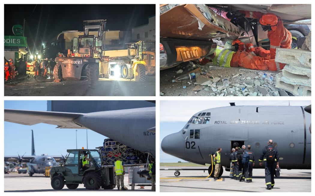 Vanuatu quake collage