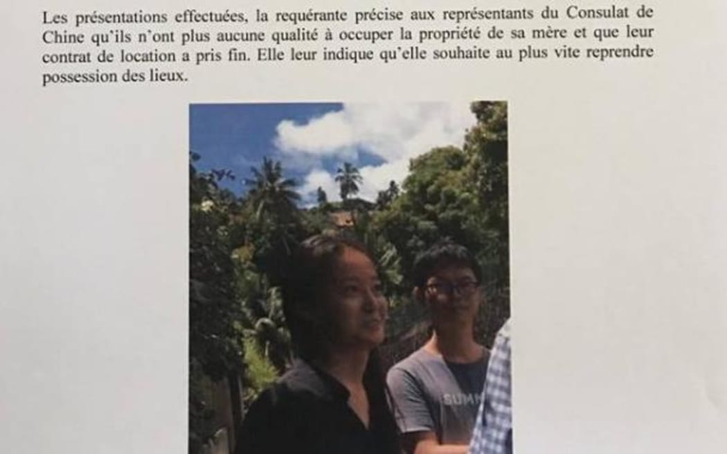 Bailiff report on occupation of Residence Taina