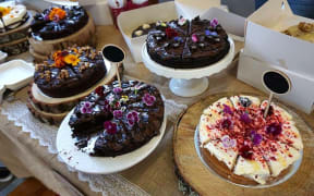 Vegan cakes sold out in minutes.