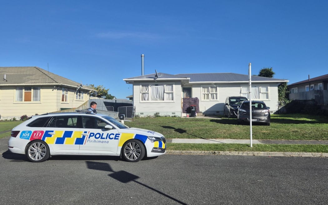 The scene at Dinwiddie Avenue, Napier.