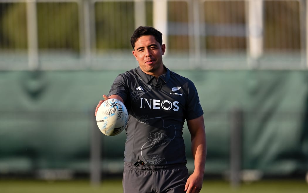 Anton Lienert-Brown during the All Blacks training session at Nga Puna Wai, Christchurch, New Zealand. 3rd August 2023. © Copyright photo: John Davidson / www.photosport.nz