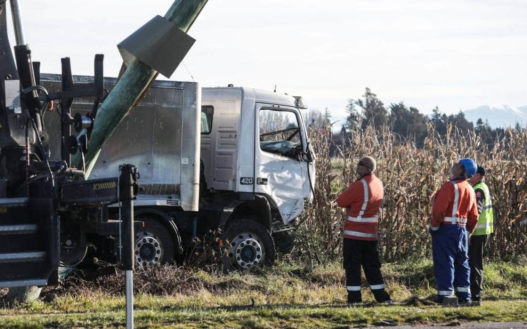 Van that killed 4 in Ashburton crash