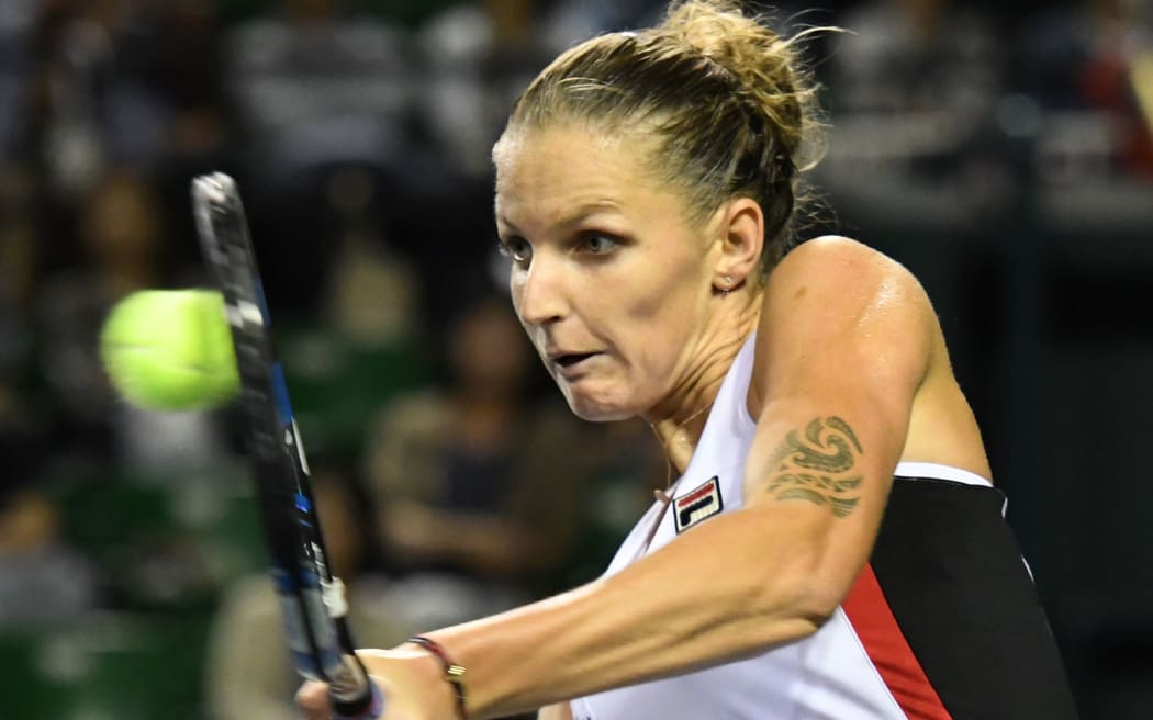 Karolina Pliskova of Czech Republic.