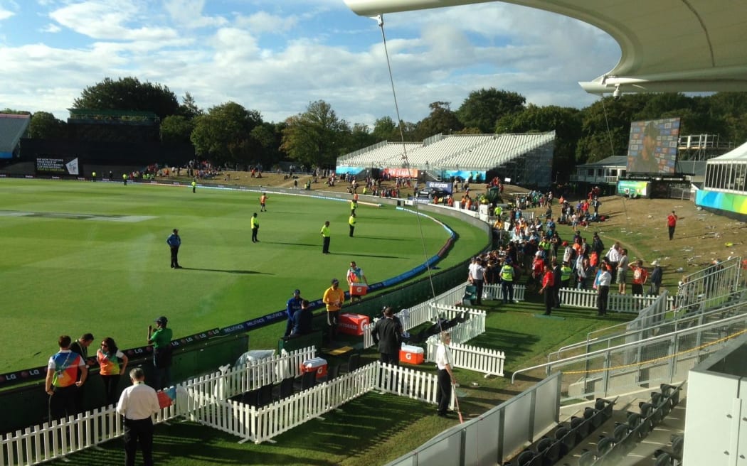 The final of three ICC Cricket World Cup matches held at Hagley Park.